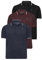 BadRhino Big & Tall 3 Pack Core Essential Everyday Tee Classic Collar Short Sleeve Polo Shirt Top - Men's Golf Longer Length 100% Cotton Multipack - M to 8XL Blue 2XL