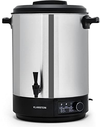 Klarstein Hot Water Dispensers for Kitchen Fast Boil, 40L Large Instant Hot Water Dispenser Urn, Electric Cooks Professional Hot Water Dispenser w/Tap for Tea, 2500W Stainless Steel Boiler Dispenser