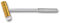 SELVA Gehäusehammer, Messing, mit einseitigem Nyloneinsatz und Aluminiumstiel, Länge: 240 mm