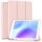 BFGTSJF Hülle für iPad 9/8/7 10,2, Modell 2021/2020/2019, 9./8./7. Generation, mit Stifthalter, Auto Wachen/Schlafen, Ultradünne Schutzhülle aus TPU für iPad 10.2, Rosa