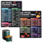 2PCS Air Fryer Cooking Guide, Air Fryer Conversion Chart Sheet, Magnets Cooking Guide Booklet, Sheet Oven Cooking Guide for Cooking and Frying Booklet,Cook Times Chart Books