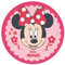 Dekora, Oblea Comestible de Minnie, Decoración para Tarta de Cumpleaños de Disney, Disco Redondo 20 CM
