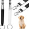 Visxcnu Hundepfeife 2PCS,Hundepfeife Hochfrequenz Lautlos,Hundepfeife Rütter Rückruf,Hundepfeife Rückruf,Hören Sie Auf Zu Bellen und Trainieren Sie Ihren Hund mit Einem Schlüsselband (Schwarz+weiß)