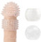 Qiyasex Penismanschetten Pleasure Ring Set 4er Pack Penis Sleeve Wiederverwendbare PenishüLle FüR PenisvergrößErung Sexspielzeug FüR MäNner, Penis Sleeve Erbessern Ausdauer (Transparente)