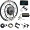 Electric Bike Conversion Kit, 72V 5000W Rear Wheel Electric Bicycle Motor Conversion Kit 20-29In/700C for E-Bike Cycling Hub, with Upgrade Smart Motor Controller 20in,72V/5000W