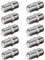 Premium X 10x F-Verbinder SAT Buchse/Buchse für F-Stecker Koaxial Antennenkabel