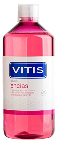 Vitis Enjuague Bucal Encia, Líquido, Antiséptico, One size, Vanilla, 1000 Mililitro