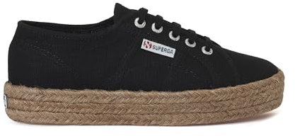 Superga 2730 Rope, Espadrille Donna, Nero (Black), 37 EU