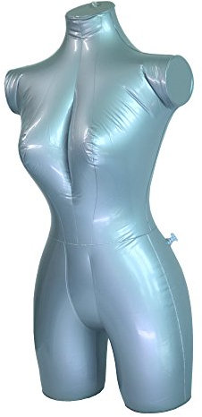 Aufblasbares weibliches Torso-Modell, Halbkörper, Mannequin für Oberbekleidungen, als Aussteller oder für Requisiten