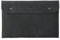 HOLZRICHTER Berlin Laptop 13“ Sleeve - Premium Hülle aus Leder – Ledertasche für Notebook Apple MacBook Pro 13 2018 2019 Air Retina – schwarz