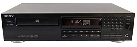 Sony CDP-411 CD Player in Schwarz