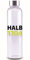 Steuber Glasflasche mit Schriftzug HALBVOLL, 700 ml, Borosilikatglas/Edelstahlverschluss, temperatur-resistent, spülmaschinengeeignet