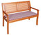 Doppler Luxus 4-Sitzer Bankauflage Vivo 6950, ca. 180 x 48 cm, 5057806950, Bordeaux