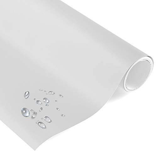 timalo® Premium Möbelfolie selbstklebend uni matt Küchenfolie Klebefolie zum Bekleben von Möbel, Türen PVC Folie Küche Bastefolie Türfolie | Hellgrau-M-300x63cm