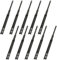 VADANIA 400mm Residential Drawer Runners #VA1245 5 Pairs (10 Packs), 45kg Load Capacity Full Extension Ball Bearing, Side Mount, Heavy Duty Slides for Kitchen Cabinet, Home, Office Replacement, Black