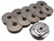 CKPSMS Marke - 1Stück Spulenkoffer #0040777000 und 10Stück Aluminiumspulen #330.026.030A, kompatibel mit/Ersatz für Bernina Marke 540,542,544,640,740,750,850,950 Refrey Marke 427