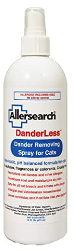 Allersearch DanderLess Dander Removing Spray for Cats
