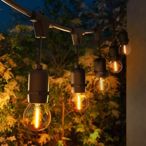 Ledvion - LED Lichterkette, 5 Meter, E27 LED Lampe, Inklusive Stecker, Gartenbeleuchtung