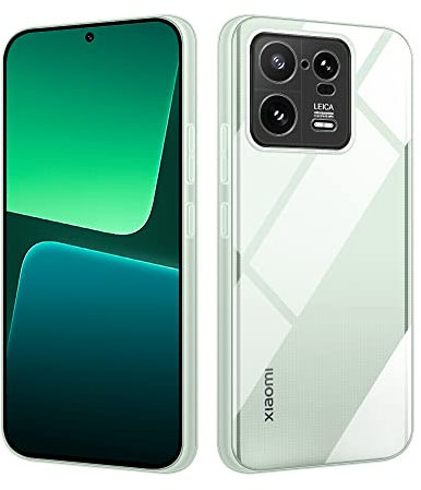 HS Products HSP Hülle für Xiaomi 13 Pro – Matt, Stoßfest & Passgenau | Durchgefärbtes TPU Silikon Case mit Kameraschutz, Anti-Fingerprint & Staubschutz – Transparent