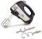 KHG Elektrischer Handmixer HM-305 SE Edelstahl 300 Watt | Handrührer mit 5 Geschwindigkeiten und Turbotaste | 2 Knethaken und Schneebesen aus Edelstahl spülmaschinenfest