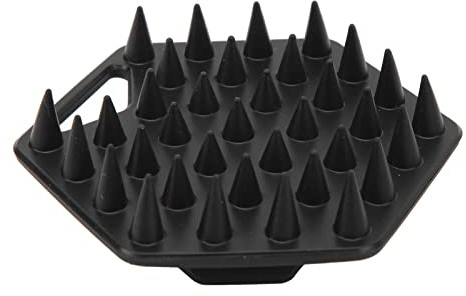 Bart-Peeling-Bürste, Verbessert die Durchblutung, Porenreinigende Bart-Schrubber-Bürste für den Täglichen Gebrauch (Schwarz)