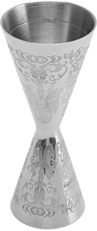 Jigger à Cocktail à Double Tête – Acier Inoxydable, Mesures De Barre Intégrées De 30 Ml/45 Ml, Tasse à Mesurer Gravée Pour Bar à Domicile