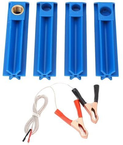 Fuel Injector Cleaner Kit, Fuel Injector Nozzle Cleaning Set DC12V to 24V Reliable Injector Flush Cleaner Adapter for Car Motorcycle Electric Car ATV Boat