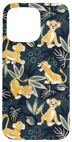 iPhone 15 Pro Max Disney The Lion King Young Simba Jungle Print Case