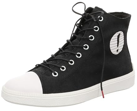 Think! Damen Turna Sneaker, Schwarz Kombi 0010, 39 EU Schmal