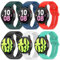 BDIG 6 piezas Pulsera compatible con Samsung Galaxy Watch 7/4/6/5 40mm 44mm/Watch 5 pro 45mm, Galaxy Watch 6/4 Classic 43mm 47mm 42mm 46mm, 20mm Correa deportiva de silicona para mujeres y hombres.