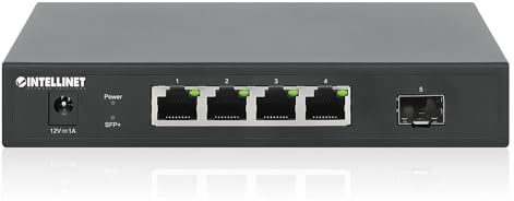 Intellinet 5-Port Switch 4x 2.5G Ethernet-Ports 10G SFP+ Ethernet