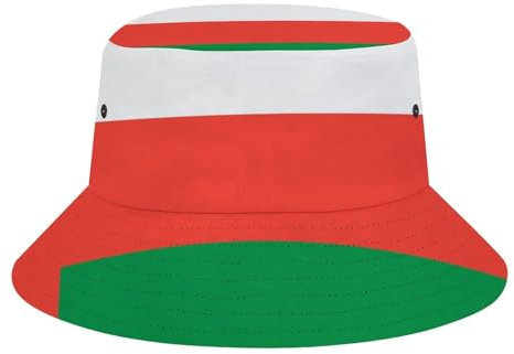 Fischerhut Mit Oman-Nationalflagge – Sommer-Fischerhut Mit Oman-Flagge Für Unisex, Cooler Oman-Hip-Hop, Patriotische Hüte, Angeln, Boonie-Hut, Wandern, Camping, Wie Abgebildet, Einheitsgröße