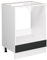 Vicco mobile per forno da incasso R-line, Antracite casa di campagna/Bianco, 60 cm, PL Antracite