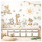 Little Deco XXL Wandtattoo Safari Tiere Baby Wandsticker Set Kinderzimmer Wandaufkleber Giraffe Elefant Löwe Babyzimmer Wanddeko DL5077-04