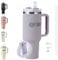 Mato London 40oz Tumbler with Straw & Handle – Stanley Cup Style Double-Wall Stainless Steel | Leakproof, BPA-Free | Insulated Travel Mug for Hot & Cold Drinks | Reusable Lid & Accessories Included