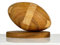 wooden rugby ball ornament puzzle