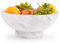 Frutero de mármol blanco de 10 pulgadas, cuenco de piedra hecho a mano para encimera de cocina, mesa de comedor y decoración del hogar, cuenco decorativo para servir frutas, aperitivos y organizador