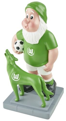 VfL Wolfsburg Gartenzwerg Zwerg ** Heulender Wolf ** in 15 x 11,5 x 24,5 cm; Polyresin