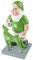 VfL Wolfsburg Gartenzwerg Zwerg ** Heulender Wolf ** in 15 x 11,5 x 24,5 cm; Polyresin