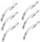 LIFKOME 30 Stück Fliegengitter Fensterclip Elastische Haken Clips Schwarz/Silber Eckklemme Für Fenstergitter Fenster Fliegengitter Werkzeug Fensterfedern Fliegengitterrahmen Clip