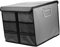 LIOOBO Aufbewahrungskiste Werkzeug Grillzubehör Kofferset Auto Campingaccessoires Organizer Grill-aufbewahrungskoffer Outdoor-Aufbewahrungstasche Aluminiumlegierung Grey