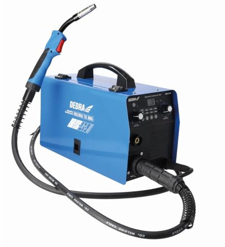 Inverter-Schweißmaschine 160A IGBT MIG/MAG, mit WIG, MMA Funktion, TIG-Methode, HOT START Funktion, ANTI STICK System, ARC FORCE System, LCD-Display, IGBT-Technologie