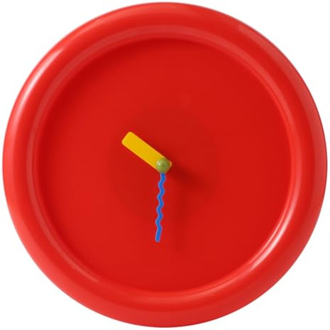 Correa Home Decoration Wall Clock Desktop Silent Wall Decororation Wall Decororation Red