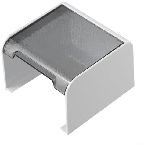 Waterproof Outdoor Socket Cover Protective Electrical Wall Plate Black/White/Transparent Plastic Housing, Splash-Proof Light Switch Protection Box for Bathroom, Garden Installation(grey)