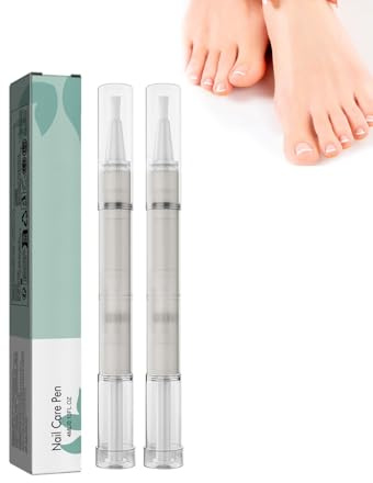 2 Stück Nail Care Pen Nagelpilz Stift für Fingernägel und Zehennägel, Nagelpflege-Stift mit natürlichen Inhaltsstoffen, Nagelstärkungsmittel mit Teebaumöl, Aloe Vera