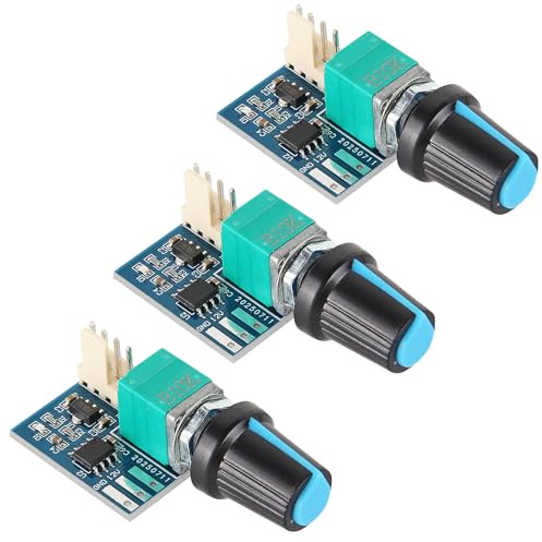 AITRIP 3 Pack PWM Fan Speed Controller,DC 0-12V 4 Draht PC CPU Fan Speed Controller regler schalter für PC Gehäuse
