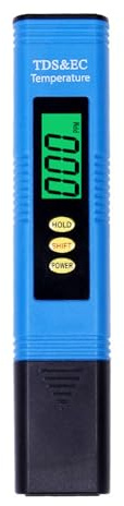 Wassermonitor Digital Tester EC / Temp Meter mit Hintergrundbeleuchtung für Aquarium Fish Tanks Pool Monitor Digital Ec / Temp Meter mit für Aquarium Fish Tanks Pool