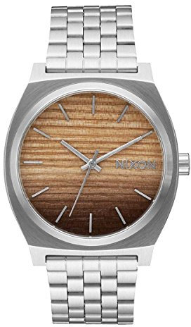 Nixon Herren Analog Quarz Uhr mit Edelstahl Armband A0452457-00