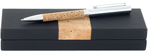 Druckspezialist Kugelschreiber Fria mit Kork Metall mit Gravur Namen Text