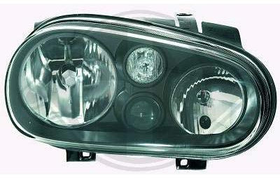 Shop Import 2213280 Scheinwerferleuchten, Design schwarz, für Golf 4 1J von 1997 bis 2003